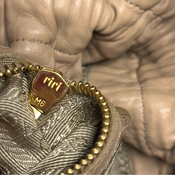 Prada Nappa Leather Drawstring Tote - Picture 14 of 14